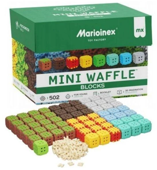 Marioinex mini vaflių kaladėlės, 406 dalys