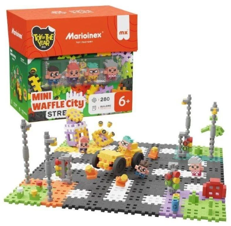 Marioinex Konstruktorius Wafers Mini Street 280 Elementai