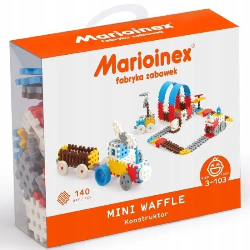 Marioinex mini vaflių kaladėlių rinkinys, 2 vnt., 140 detalių