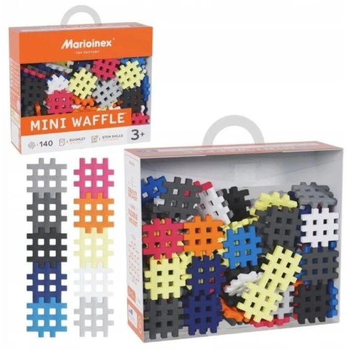 Marioinex mini vaflių kaladėlių rinkinys, 2 vnt., 140 detalių