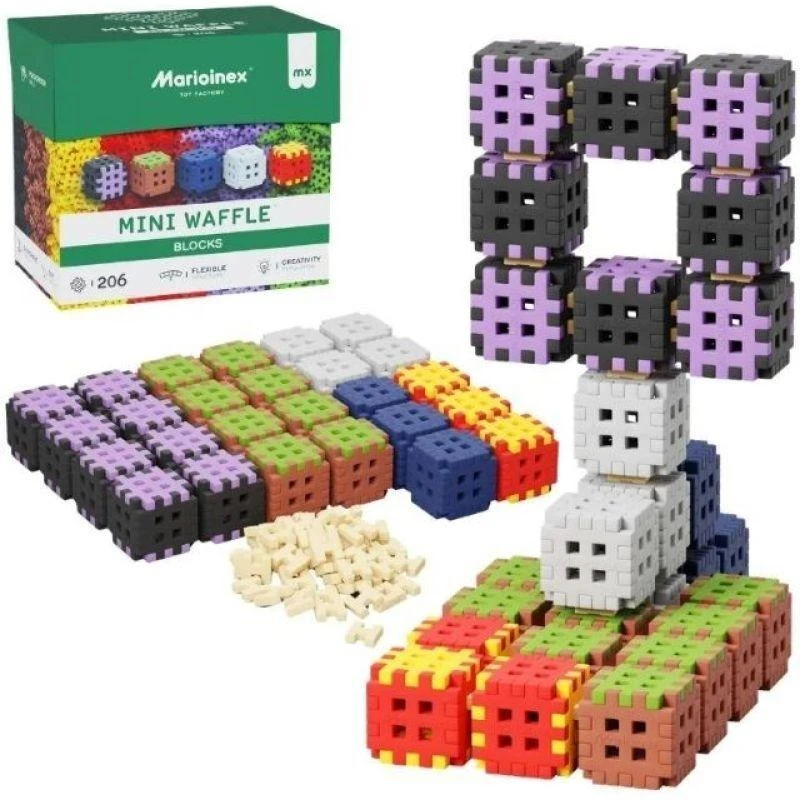 Marioinex mini vaflių kaladėlės, 206 dalys