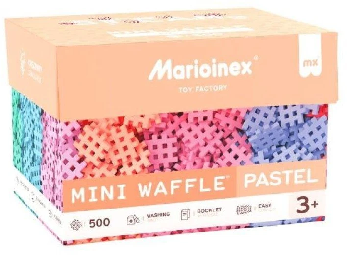 Konstruktorius Waffle Mini Pastel Konstruktorius 500 Elementas