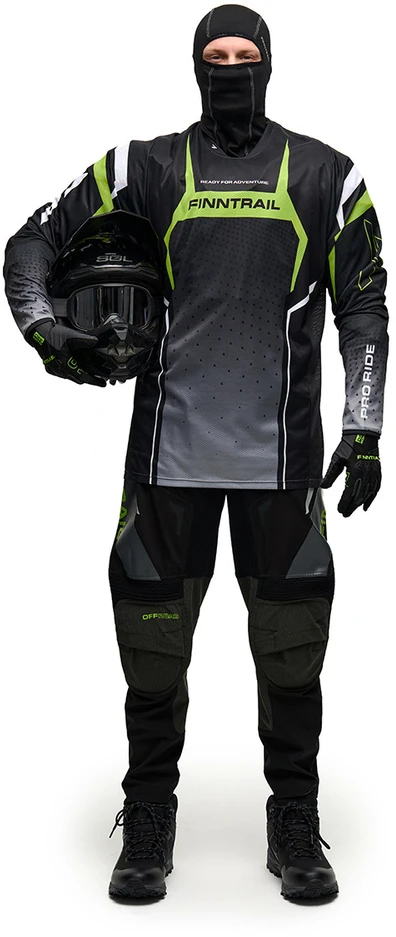 Marškinėliai Finntrail ATOM Graphite 1226