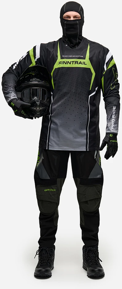Marškinėliai Finntrail ATOM Graphite 1226