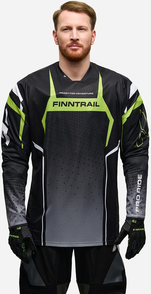 Marškinėliai Finntrail ATOM Graphite 1226