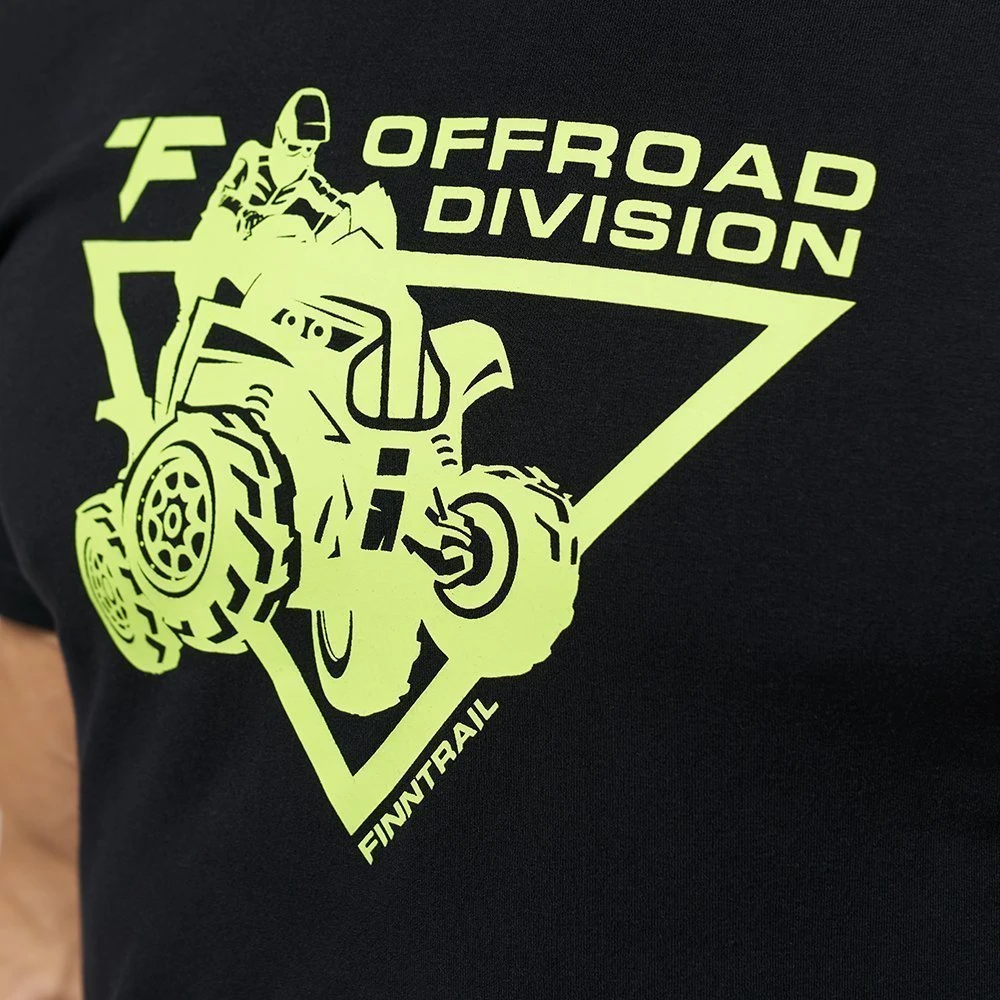 Marškinėliai Finntrail ATV BlackYellow 6708, Dydis: S