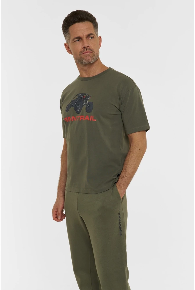 Marškinėliai Finntrail BUGGY Khaki 6716