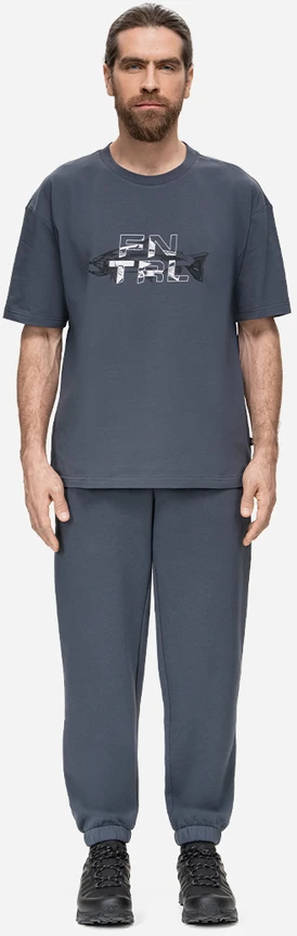 Marškinėliai Finntrail FISH DarkGrey 6731
