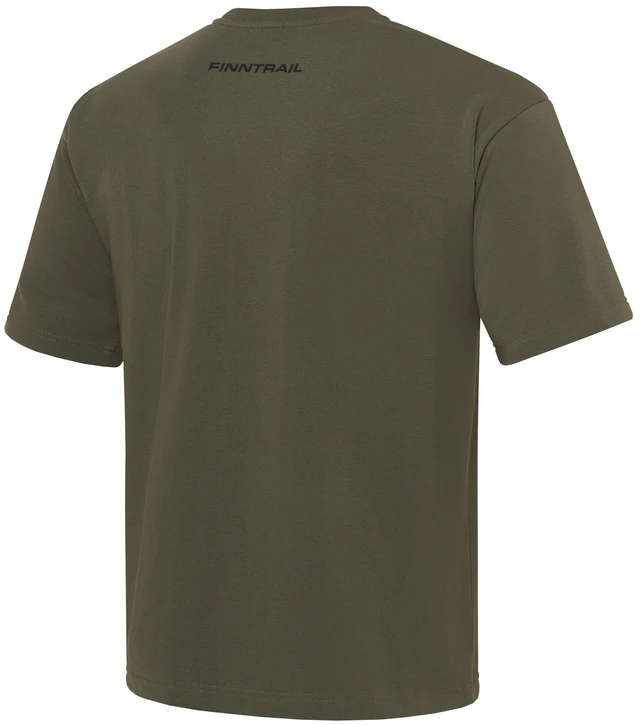 Marškinėliai Finntrail HELMET Khaki 6717, Marškinėlių, džemperių ar striukių dydis: M
