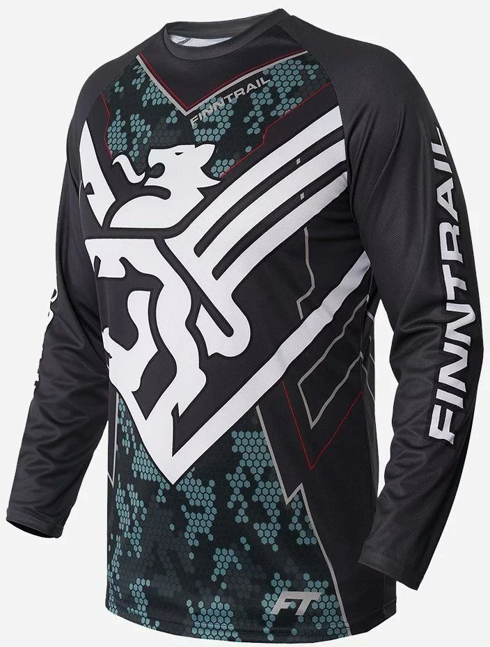 Marškinėliai Finntrail JERSEY CamoGrey 6601, Dydis: S