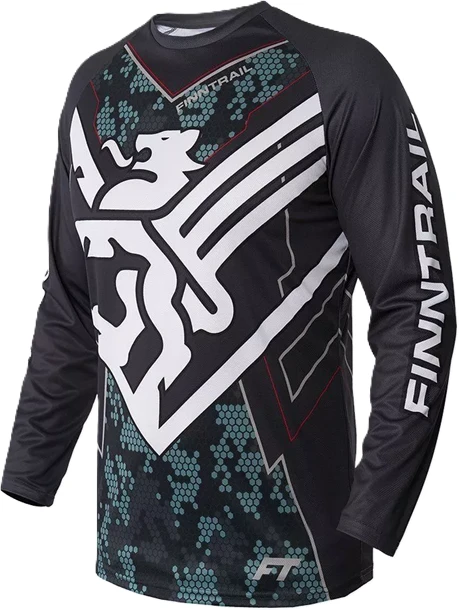 Marškinėliai Finntrail JERSEY CamoGrey 6601, Dydis: S