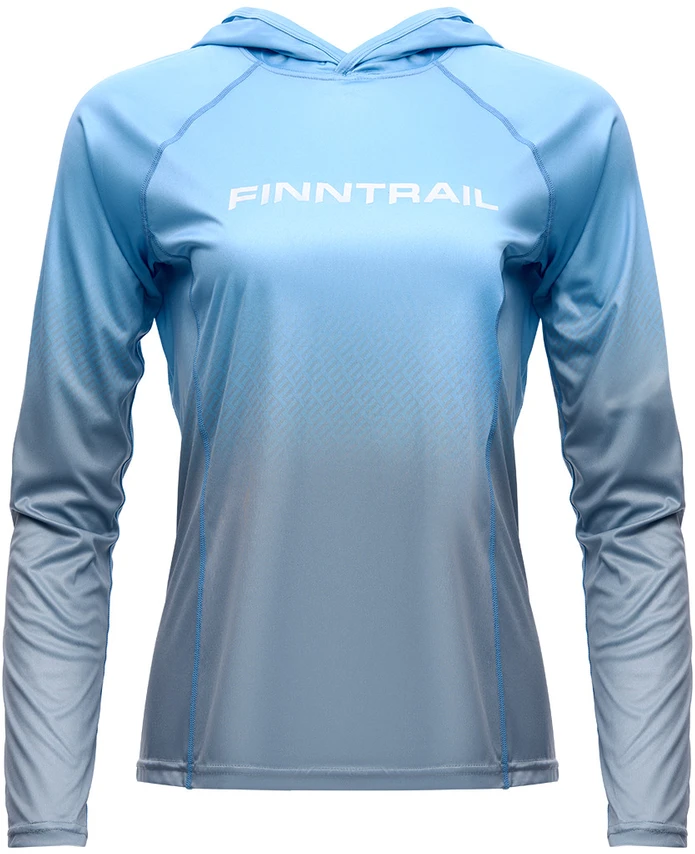 Marškinėliai Finntrail VENUS HOOD Lightblue 6621