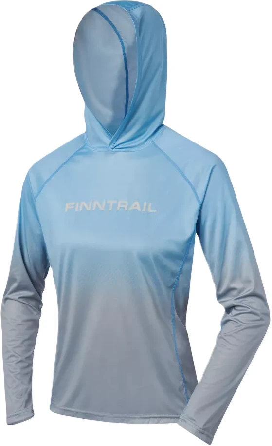 Marškinėliai Finntrail VENUS HOOD Lightblue 6621
