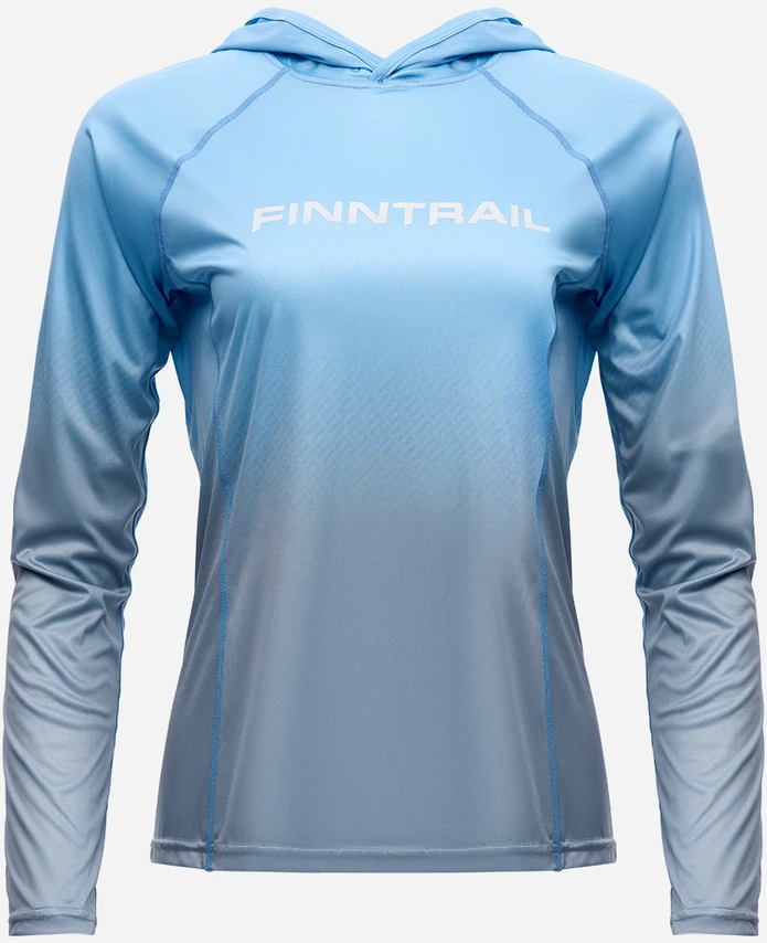 Marškinėliai Finntrail VENUS HOOD Lightblue 6621