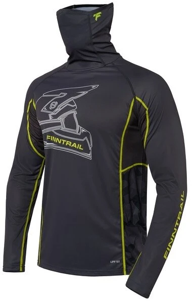 Marškinėliai Finntrail VIZARD MiddleGrey 6608, Dydis: XS