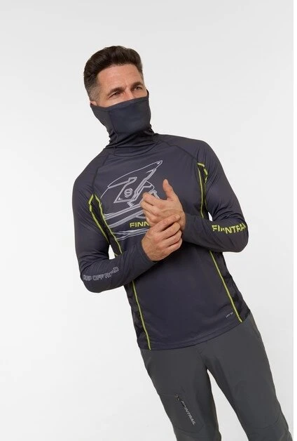 Marškinėliai Finntrail VIZARD MiddleGrey 6608, Dydis: XS