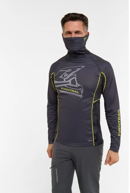 Marškinėliai Finntrail VIZARD MiddleGrey 6608, Dydis: XS