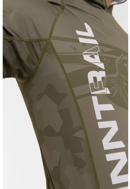 Marškinėliai Finntrail WAVE BIG FISH Khaki 6609, Dydis: S