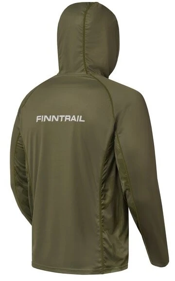 Marškinėliai Finntrail WAVE BIG FISH Khaki 6609, Dydis: S