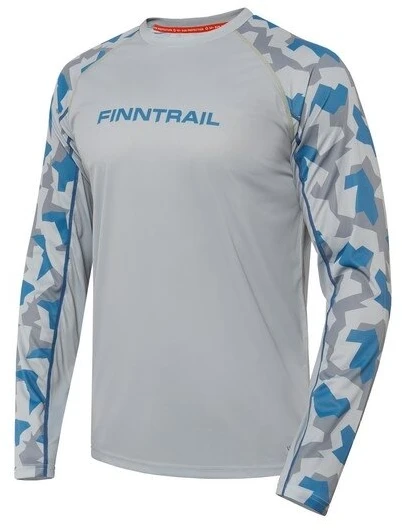 Marškinėliai Finntrail WAVE Pilkas 6612, Dydis: S