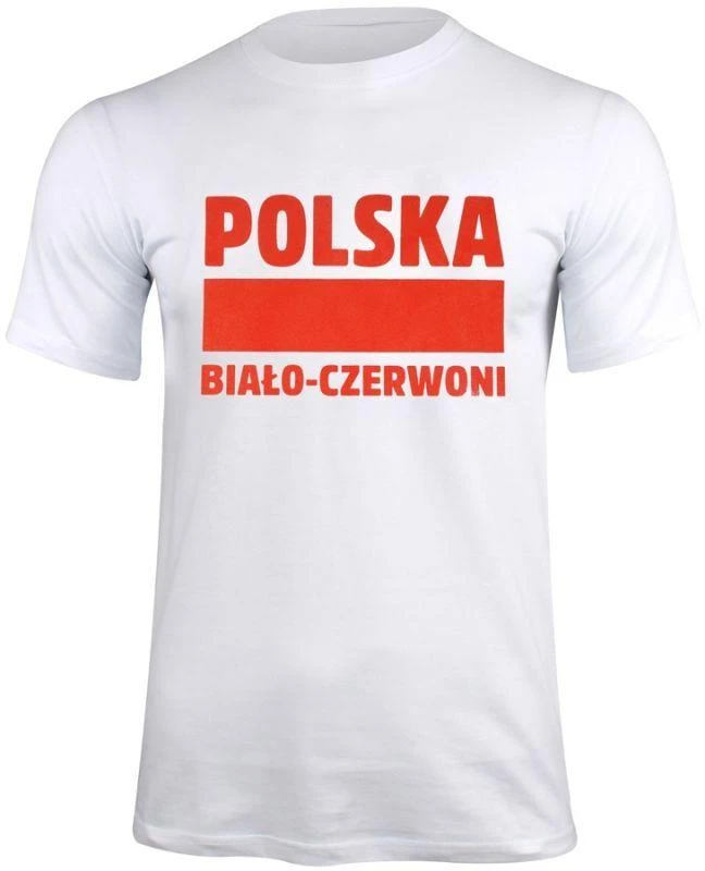 Pozostałe Marškinėliai Lenkija Balta ir Raudona balta S337909