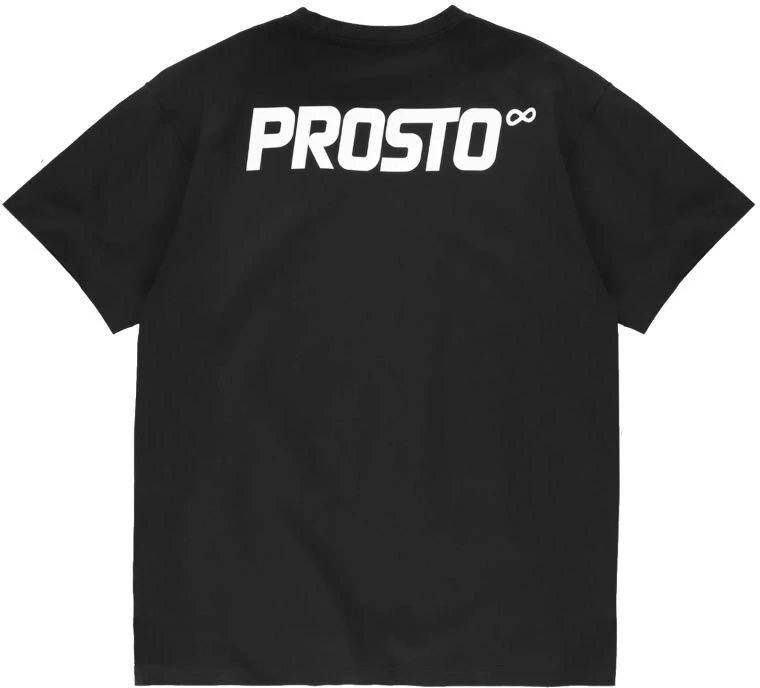 Marškinėliai Prosto Big Log Infinity KL261MTEE1032 juodi L