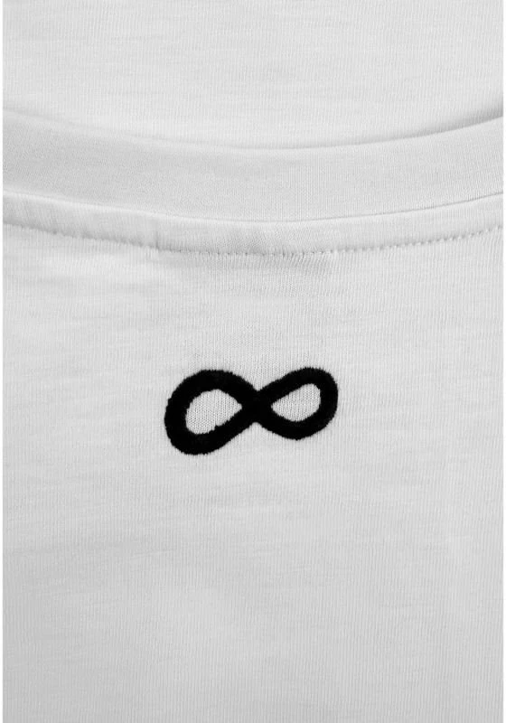 Marškinėliai Prosto Jacquard Label, balti