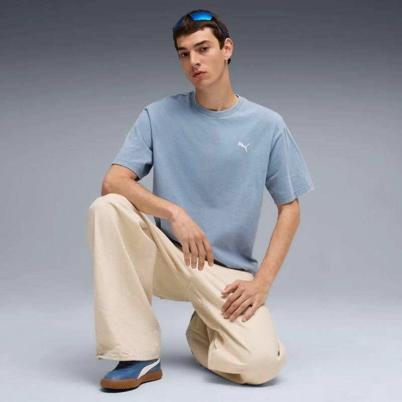 Marškinėliai Puma Ess Elevated Relaxed Wash Tee M 688048 34