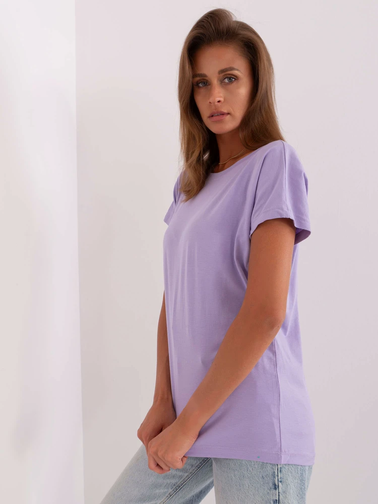 Marškinėliai-RV-TS-4662.03X - šviesiai violetinė