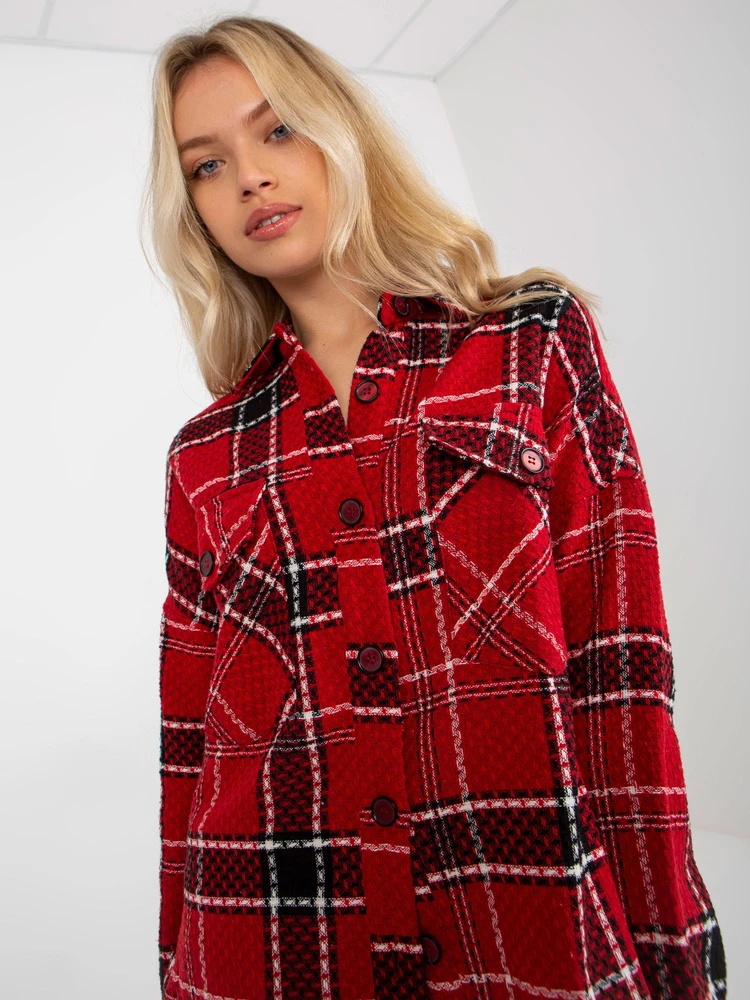 Marškiniai-DN-KS-3997.08-juoda-raudona