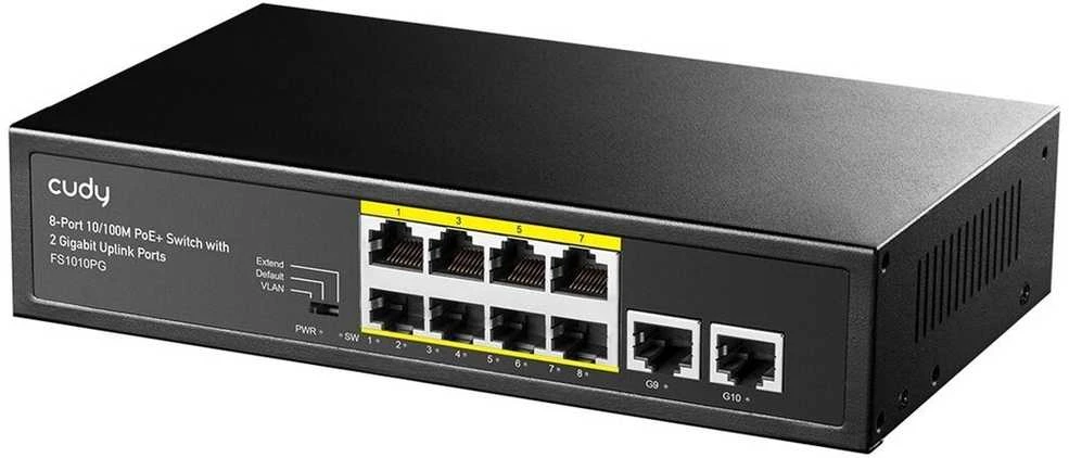 Šakotuvas Cudy FS1016 network switch Fast Ethernet (10/100) Juodas