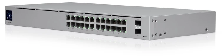 Šakotuvas UBIQUITI 24 prievadų Gigabit UniFi L2 jungiklis + 2x 1G SFP jungtys