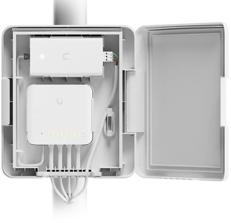 UBIQUITI USW Flex Utility lauko oro sąlygoms atsparus korpusas, skirtas USW Flex