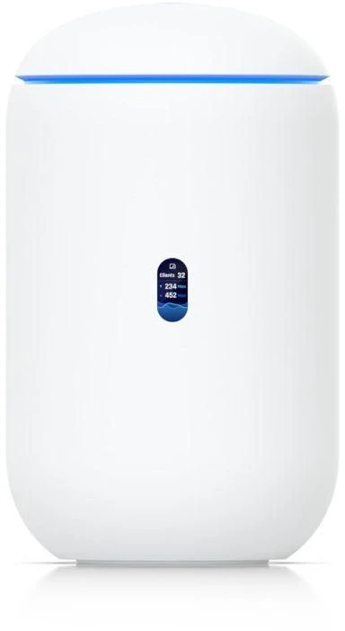 Maršrutizatorius (šliuzas), „UniFi Controller“, NVR, „PoE“ jungiklis, „Wi-Fi 7“ prieigos taškas Ubiquiti UniFi (UDR7-EU)