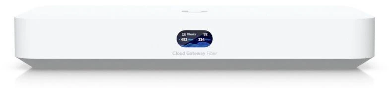 Maršrutizatorius (šliuzas), „UniFi“ valdiklis, NVR, „Ubiquiti UniFi“ komutatorius (UCG-Fiber-EU)