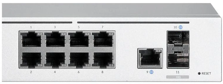 Šakotuvas UBIQUITI UDM-PRO UNIFI DREAM MACHINE 8 PORT SWITCH DAUGIŲ PROGRAMŲ SISTEMA SU 3,5 HDD IŠPLĖTIMU DUAL WAN 10G SFP+ IR 1G RJ45