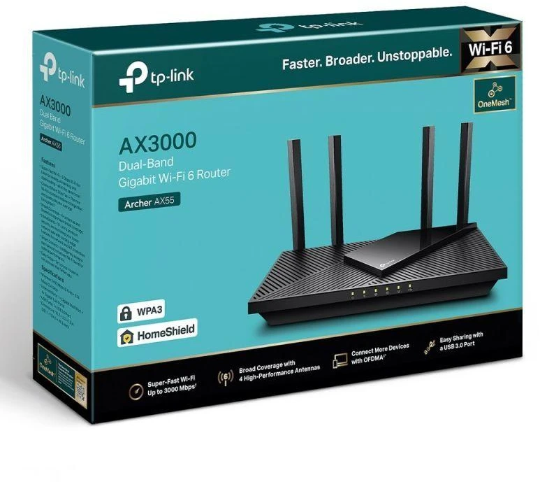 Maršrutizatorius TP-LINK Archer AX55