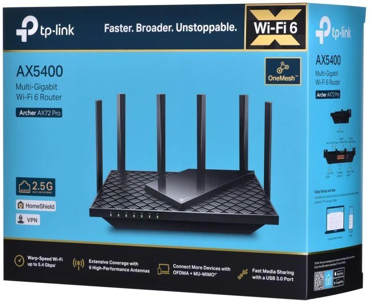 Maršrutizatorius TP-LINK Archer AX72 PRO