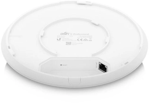 Maršrutizatorius UBIQUITI U6 Pro; WiFi 6; 6 erdviniai srautai; 140 m² (1500 pėdų²) aprėptis; Daugiau nei 350 prijungtų įrenginių; Maitinamas naudojant PoE; GbE uplink.