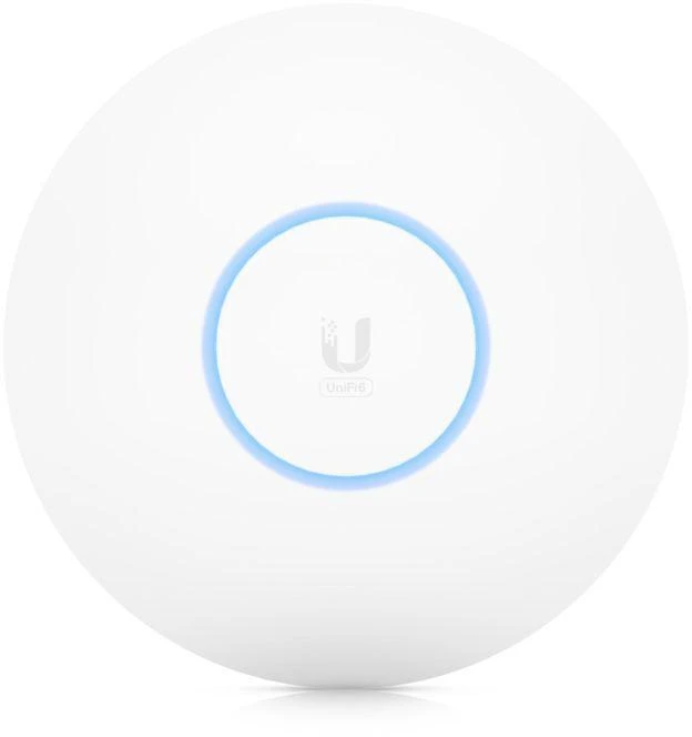 Maršrutizatorius „Wi-Fi 6“ prieigos taškas „Ubiquiti UniFi U6 Pro“ 2,4 GHz (2x2) / 5 GHz (4x4) PoE 1x1G