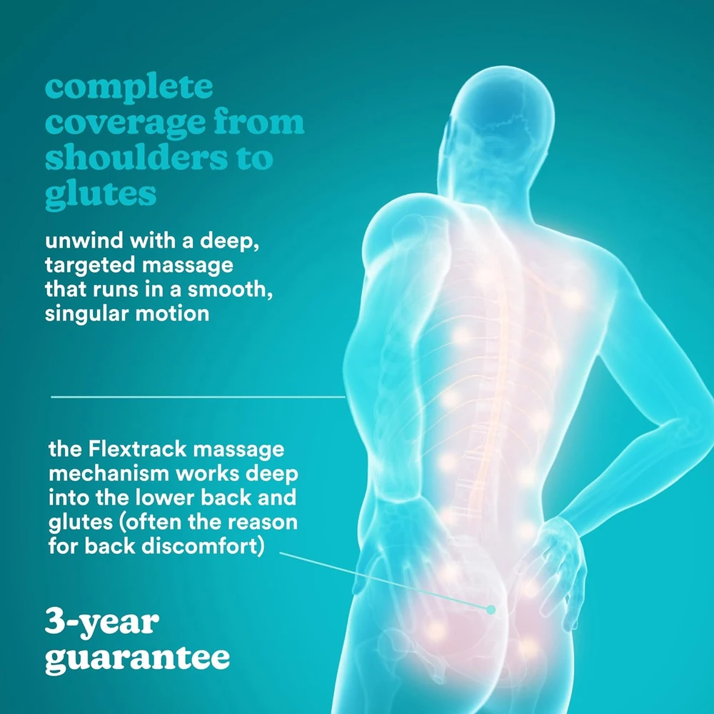 Masažinė pagalvėlė su šildymu ir Flextrack technologija Homedics Flex Back Cushion