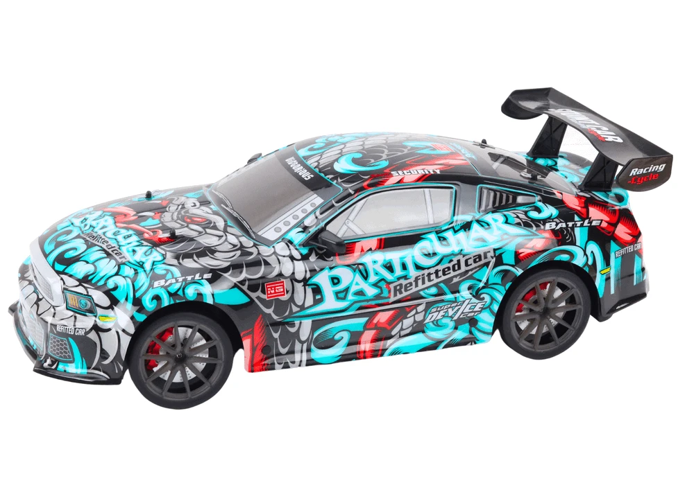 Lean Toys Nuotoliniu būdu valdomas sportinis automobilis 1:8 su šviesomis ir garsais
