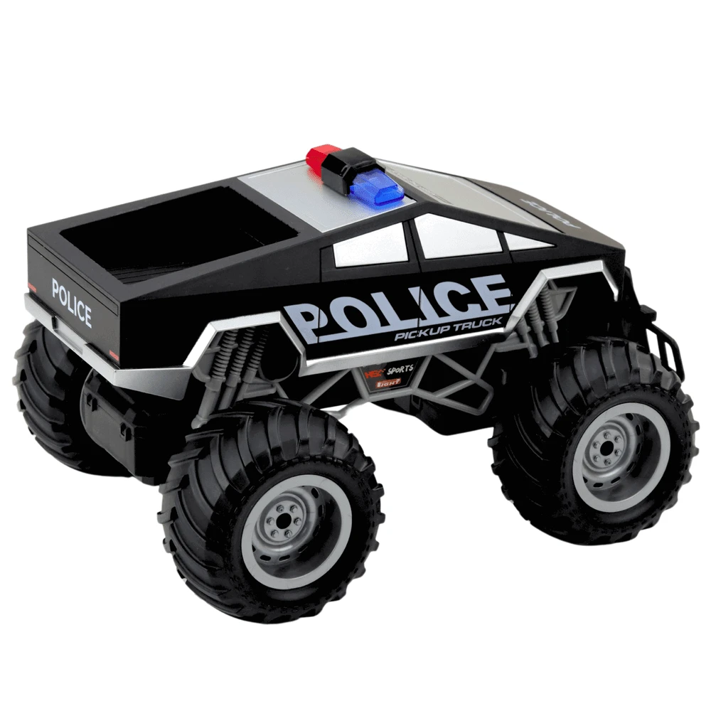 Lean Toys Nuotoliniu būdu valdomas policijos visureigis 1:16