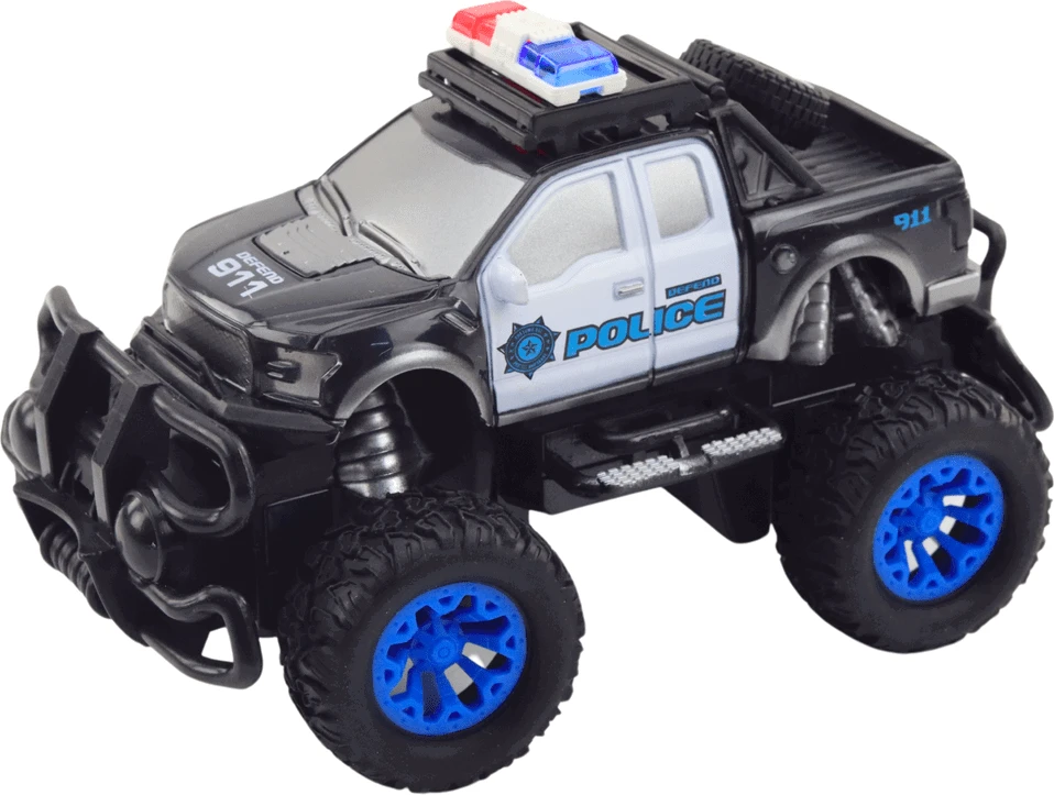 Lean Toys RC 1:20 Nuotoliniu būdu valdomas policijos visureigis