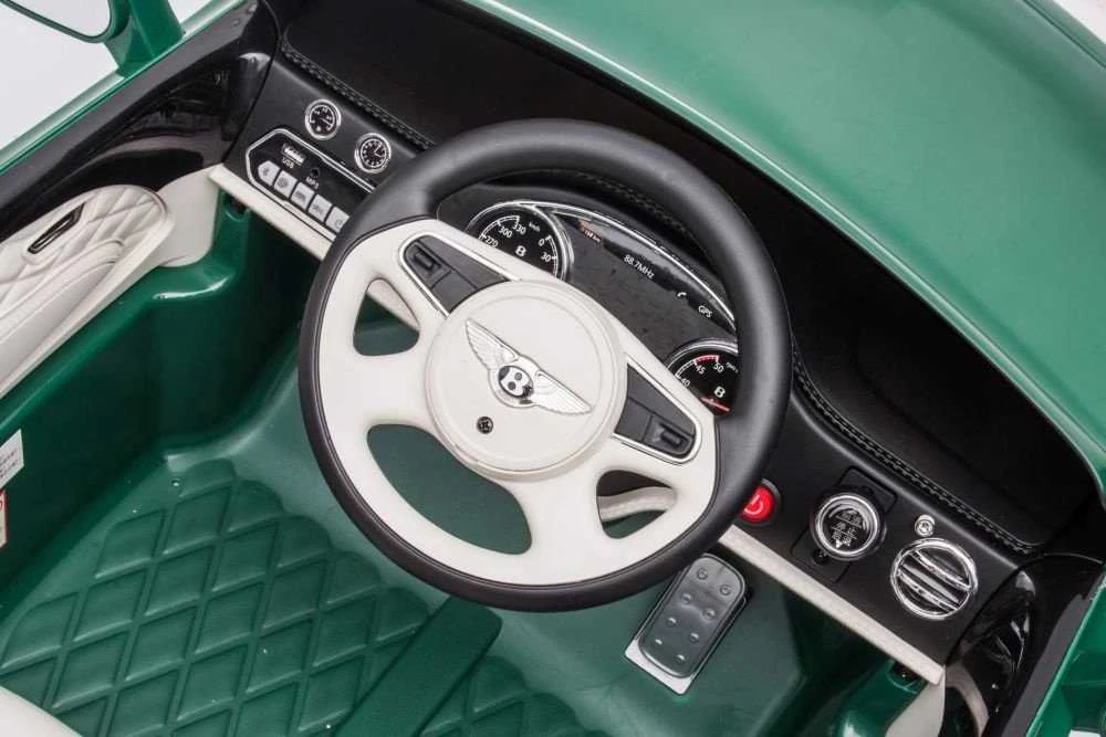 Lean Cars Vienvietis elektromobilis Bentley Mulsanne Lean Car, žalias