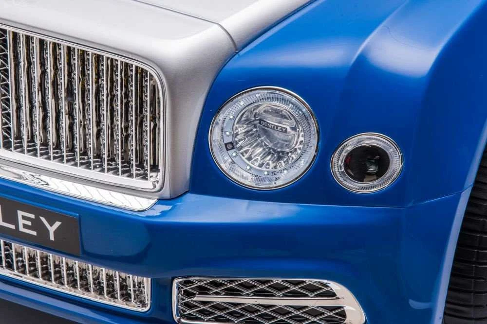 Lean Cars Vienvietis elektromobilis Bentley Mulsanne Lean Car, mėlynas