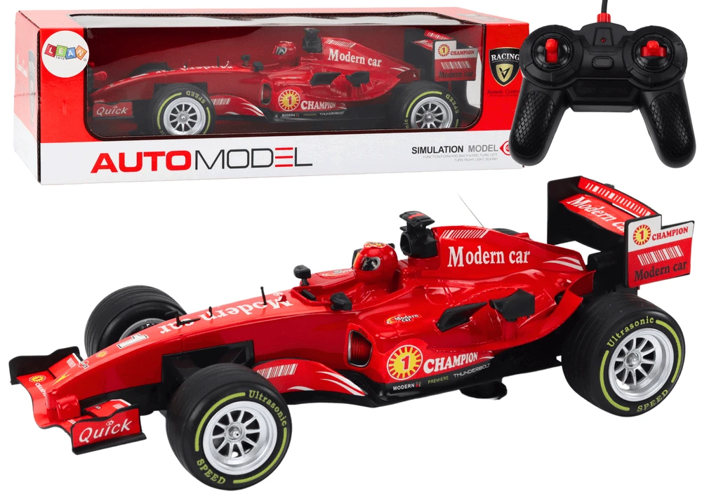 Lean Toys Nuotoliniu būdu valdomas lenktyninis automobilis 1:12 37cm