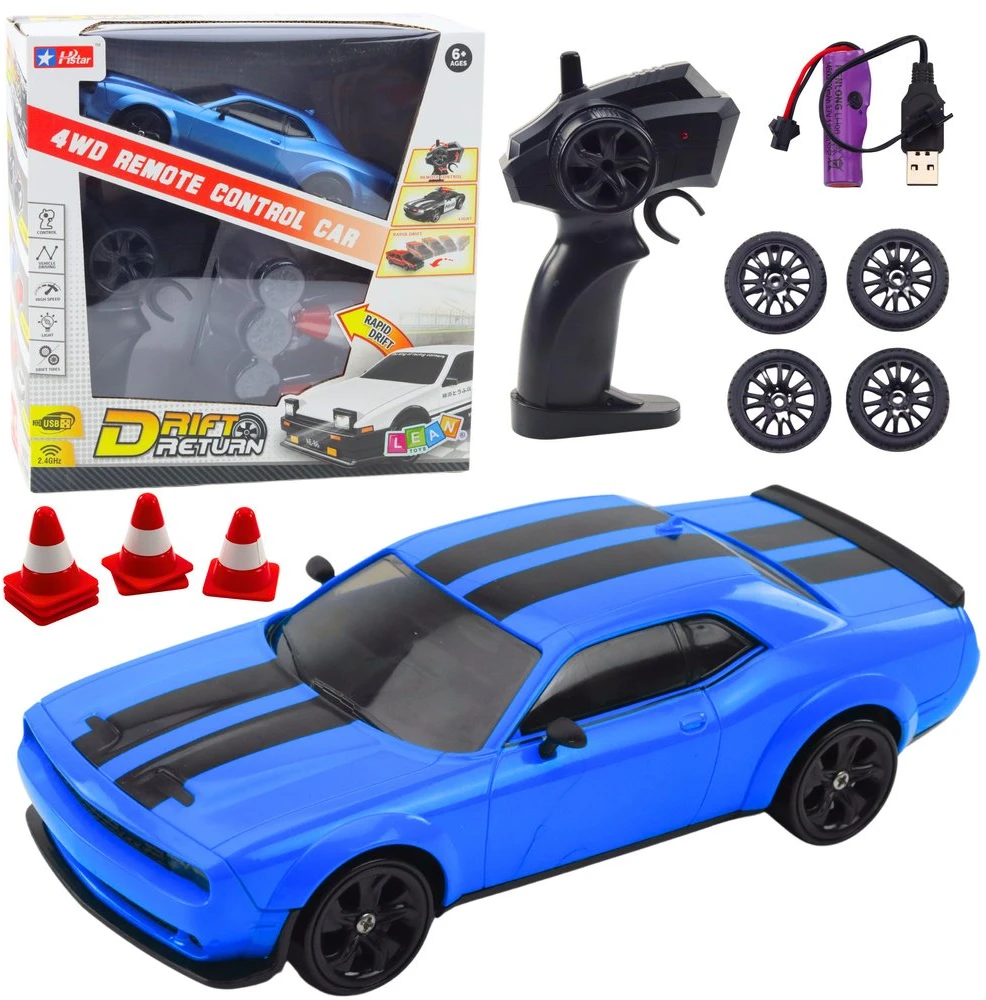 Nuotoliniu būdu valdomas 4WD driftinis automobilis RC
