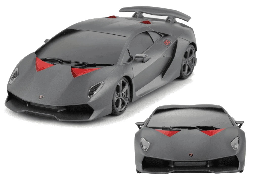 Rastar Nuotoliniu būdu valdomas Lamborghini Sesto Elemento modelis, 1:18, pilkas