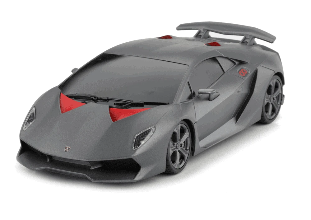 Rastar Nuotoliniu būdu valdomas Lamborghini Sesto Elemento modelis, 1:18, pilkas
